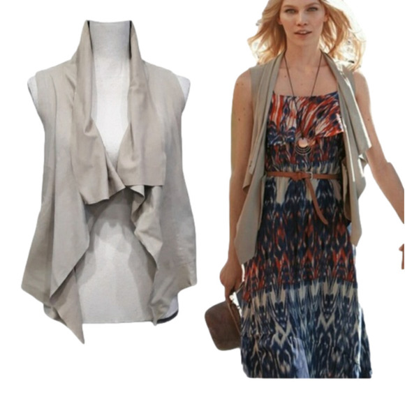 NORDSTROM seventy two changes suede vest - Picture 1 of 8